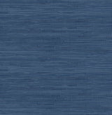 Society Social SSS4567 Navy Blue Classic Faux Grasscloth Peel & Stick Wallpaper