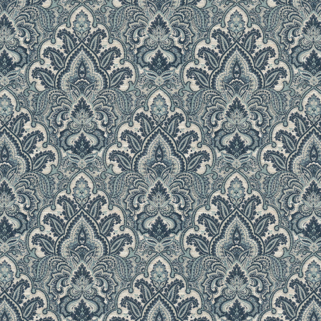 STOUT STEF-2 STEFANO 2 OCEAN Fabric - Eades Wallpaper & Fabric