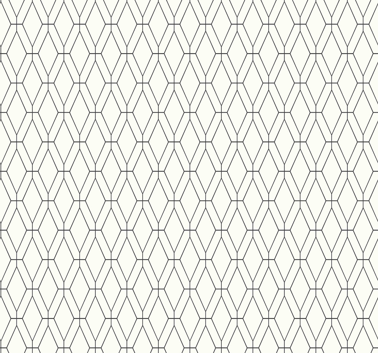 York SW7518 Diamond Lattice Black Wallpaper