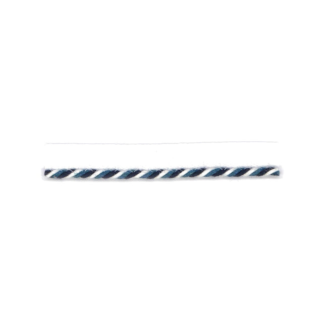 STOUT SWIR-7 SWIRL LIP CORD 7 NAVY Fabric - Eades Wallpaper & Fabric
