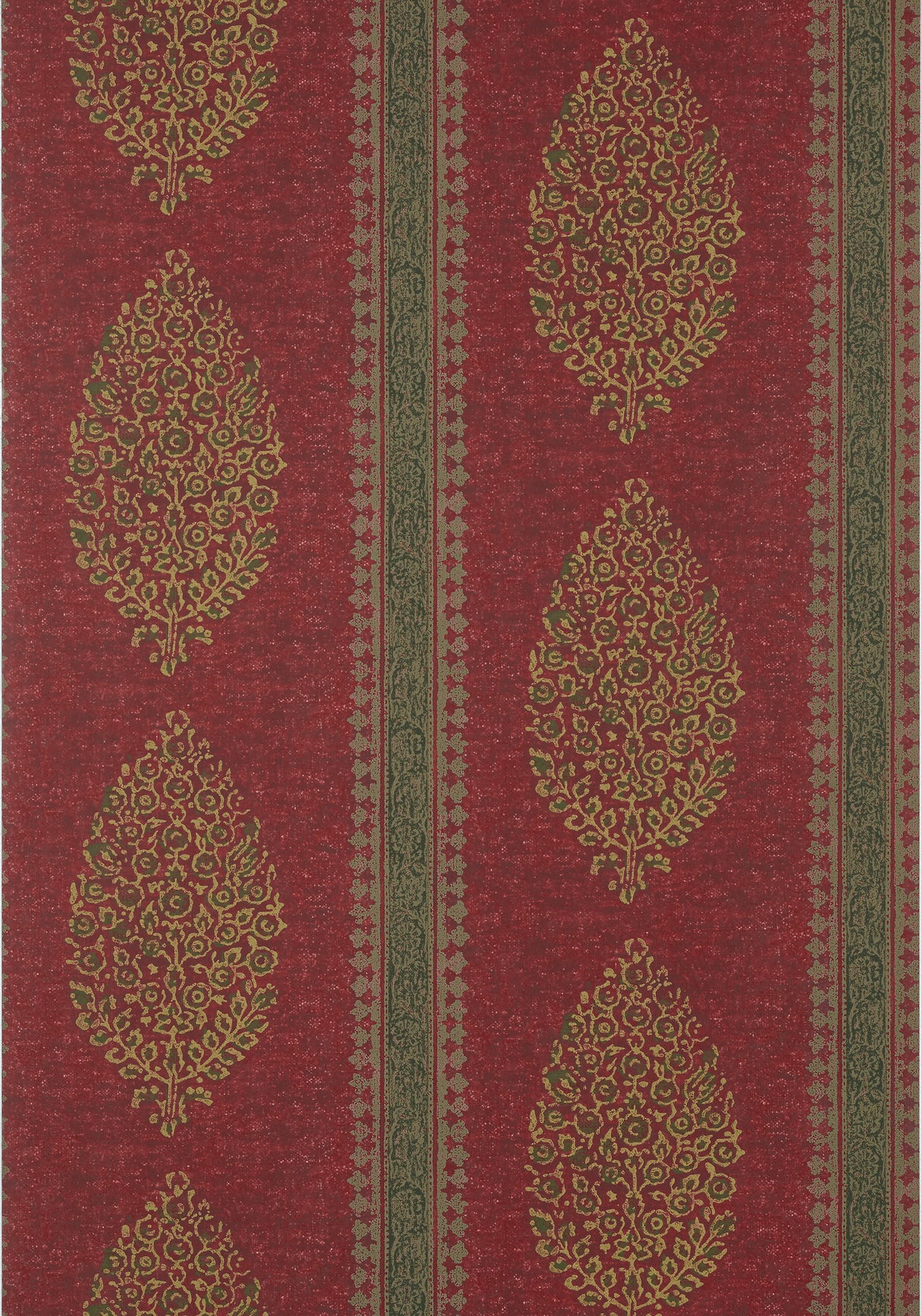 Thibaut T10237 CHAPPANA Red Wallpaper