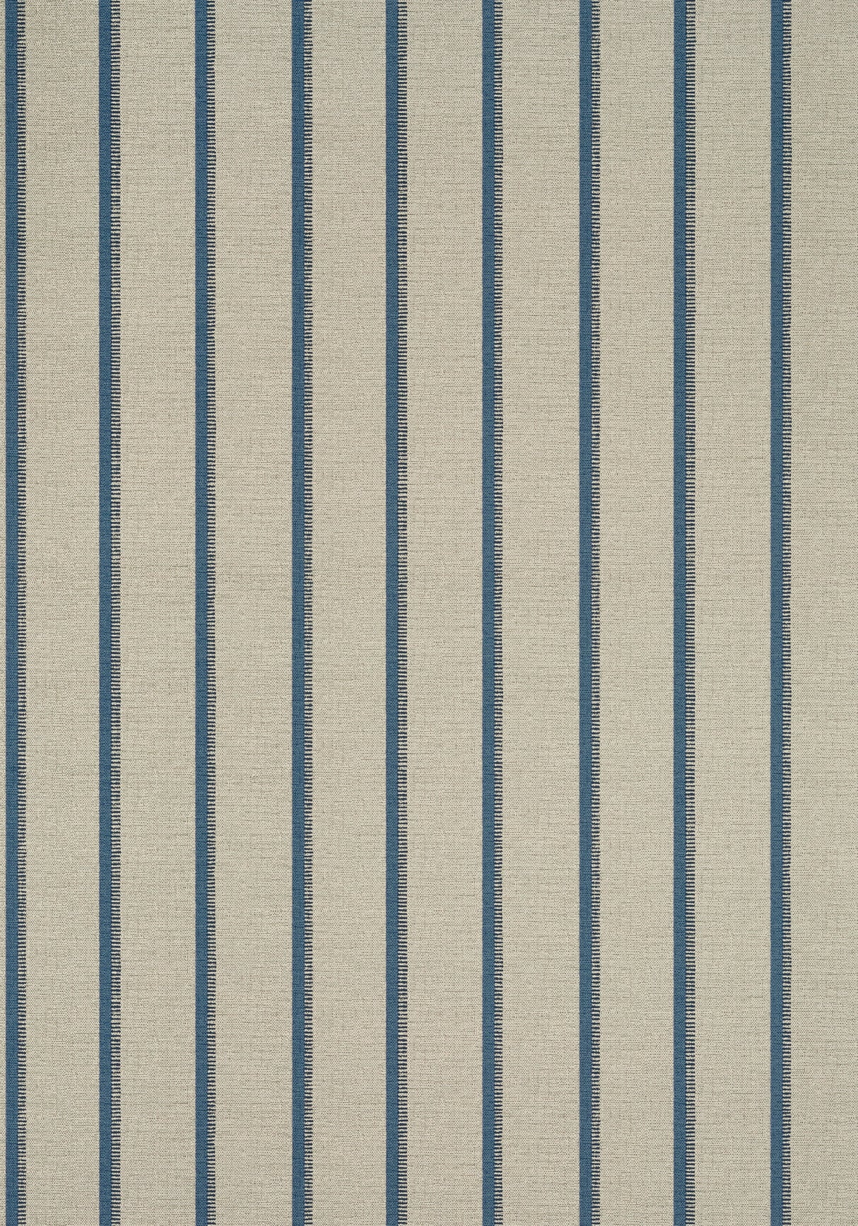 Thibaut T10259 NOTCH STRIPE Flax and Navy Wallpaper