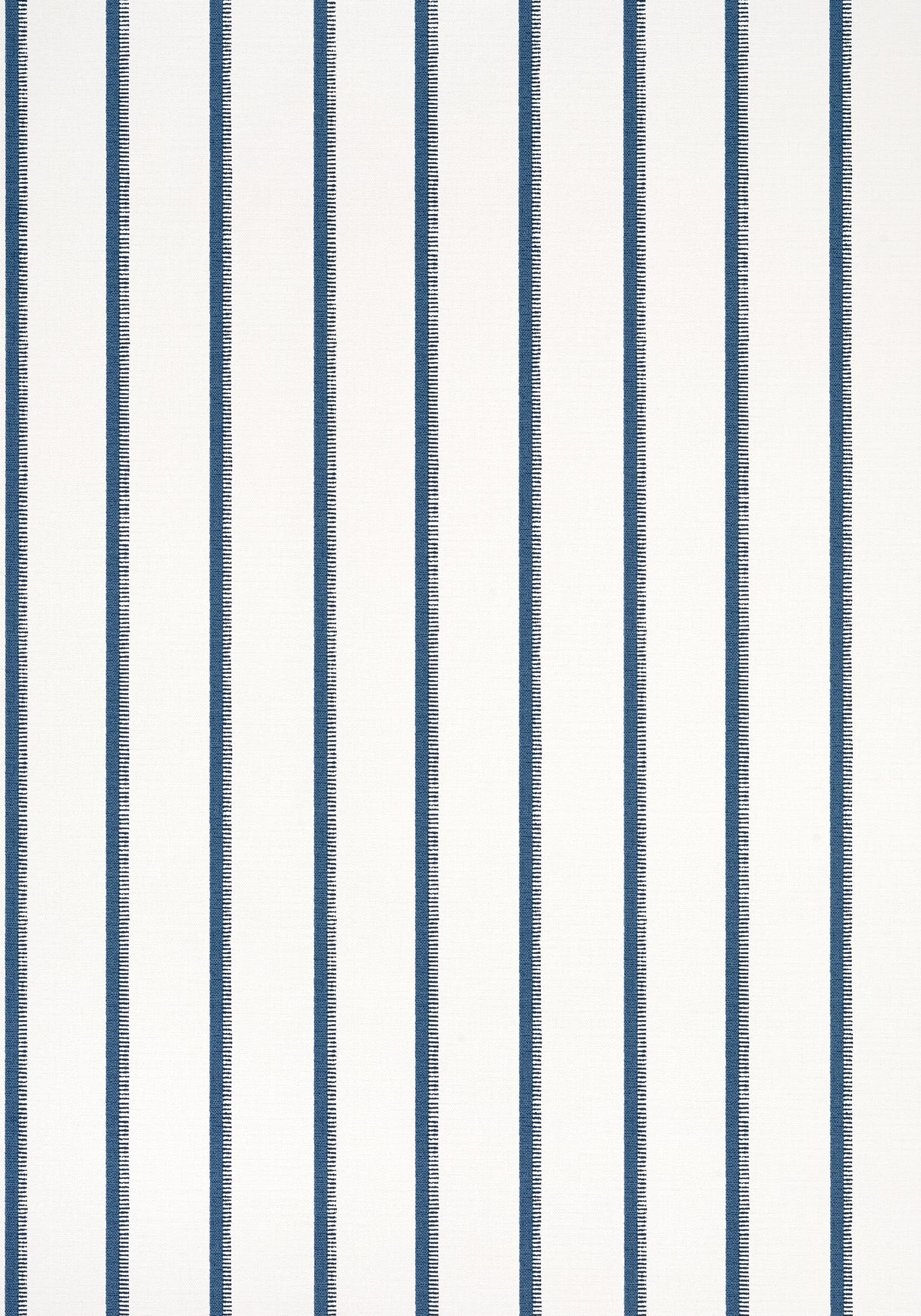 Thibaut T10262 NOTCH STRIPE Navy and White Wallpaper