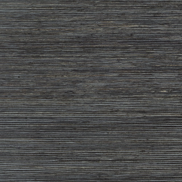 Thibaut MAROMA T10310 in Charcoal Wallpaper - GRASSCLOTH RES