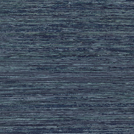 Thibaut MAROMA T10313 in Navy Wallpaper - GRASSCLOTH RESOURC