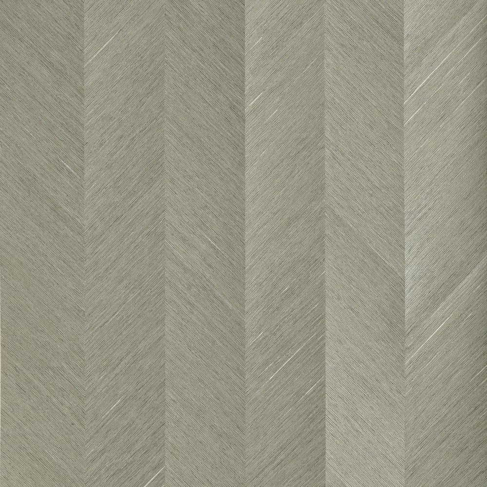 Thibaut WEST BROOK T10337 in Sea Grey Wallpaper - GRASSCLOTH