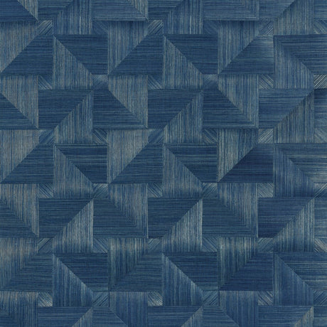 Thibaut BALI WEAVE T10341 in Navy Wallpaper - GRASSCLOTH RES