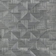 Thibaut BALI WEAVE T10342 in Black Wallpaper - GRASSCLOTH RE