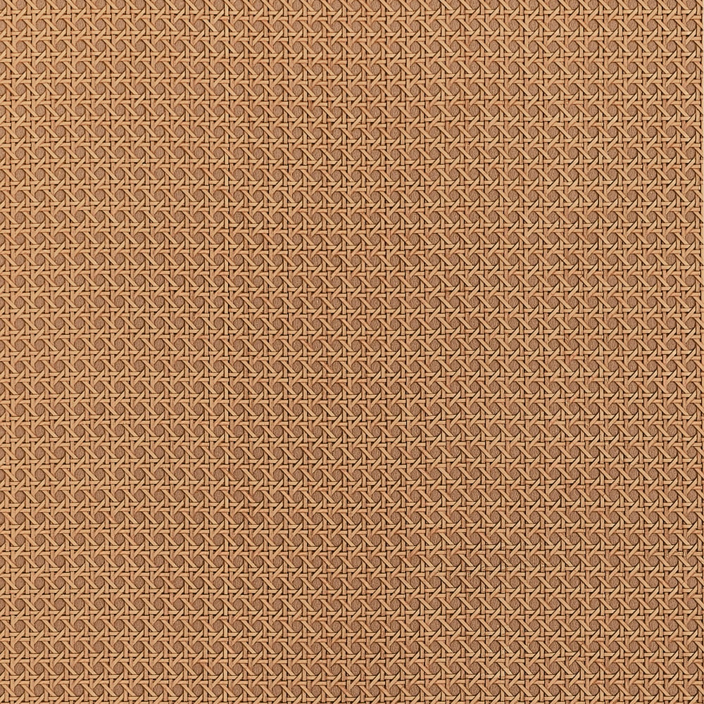 Thibaut PAPER RATTAN T10387 in Saddle Wallpaper - GRASSCLOTH