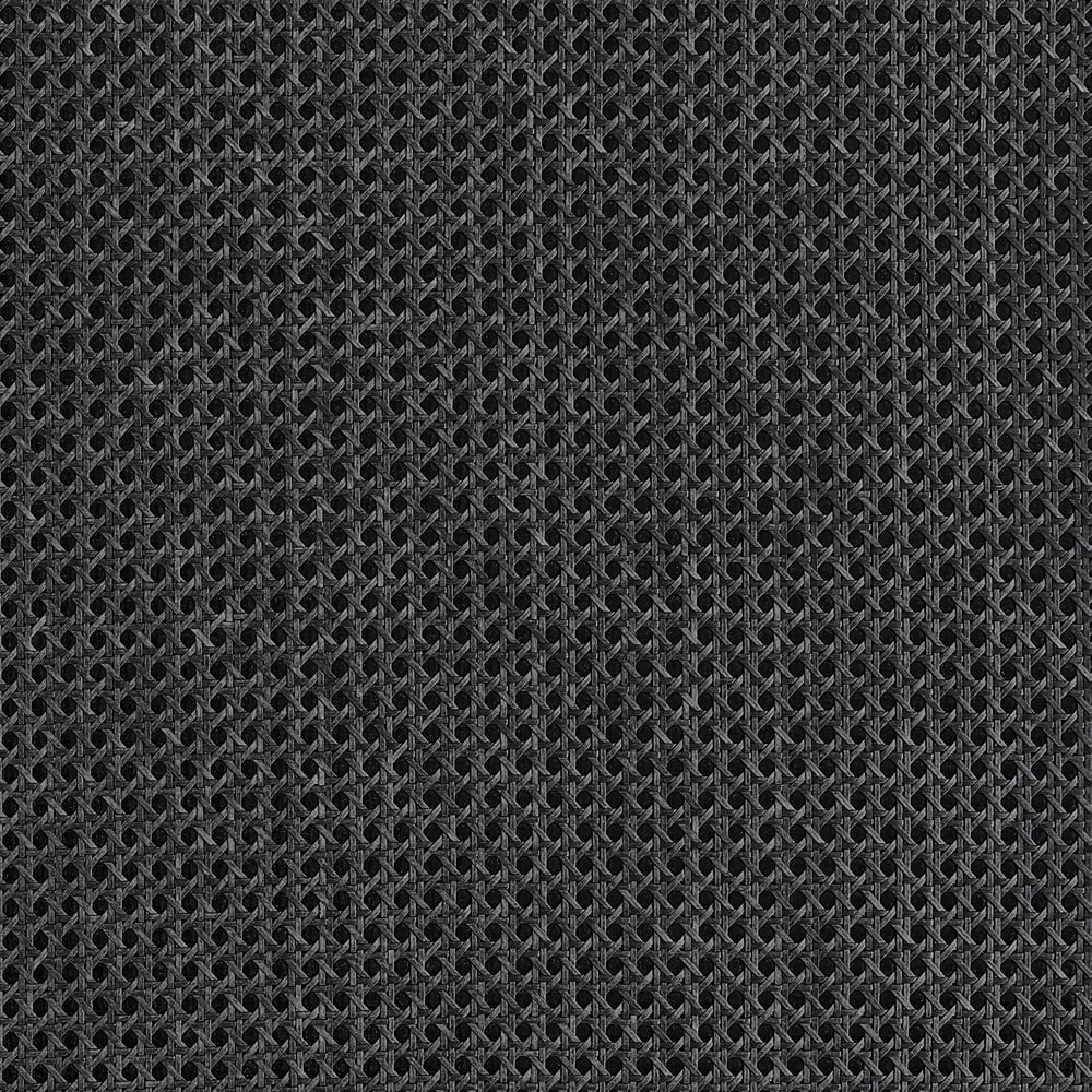 Thibaut PAPER RATTAN T10394 in Black Wallpaper - GRASSCLOTH 