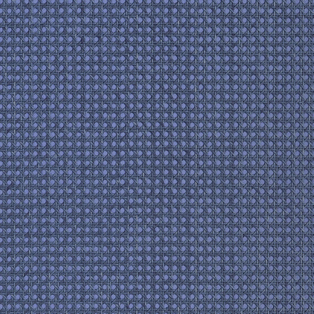 Thibaut PAPER RATTAN T10395 in Navy Wallpaper - GRASSCLOTH R