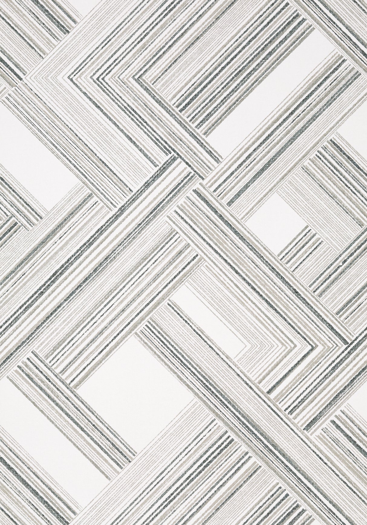 Thibaut T10450 TELAIO Black Wallpaper