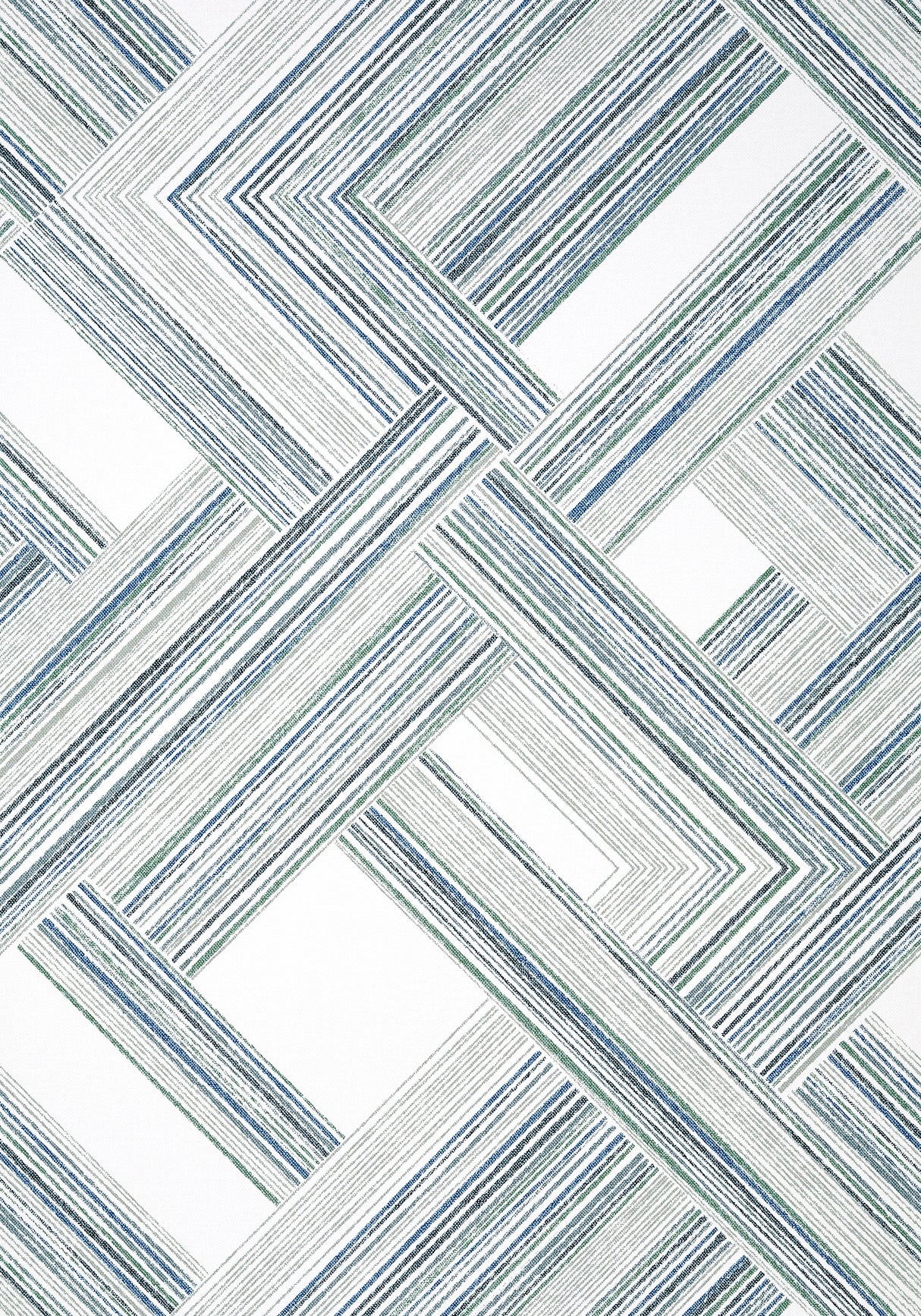 Thibaut T10452 TELAIO Black and Emerald Wallpaper
