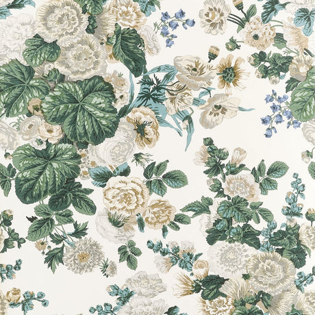 Thibaut HIDCOTE T10510 in White Wallpaper - BOXWOOD
