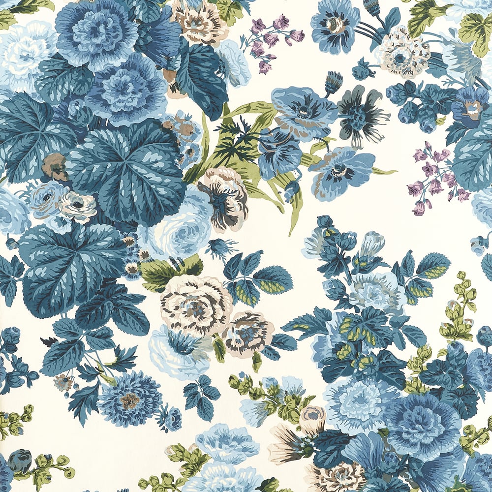 Thibaut HIDCOTE T10512 in Lavender and Blues Wallpaper - BOX
