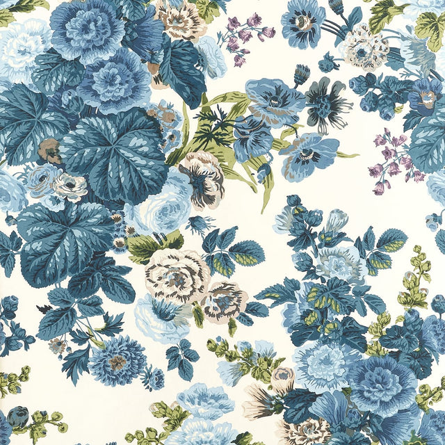 Thibaut HIDCOTE T10512 in Lavender and Blues Wallpaper - BOX