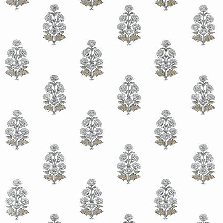 Thibaut AUDREY T10520 in Grey Wallpaper - BOXWOOD