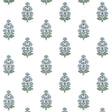 Thibaut AUDREY T10521 in Blue Wallpaper - BOXWOOD