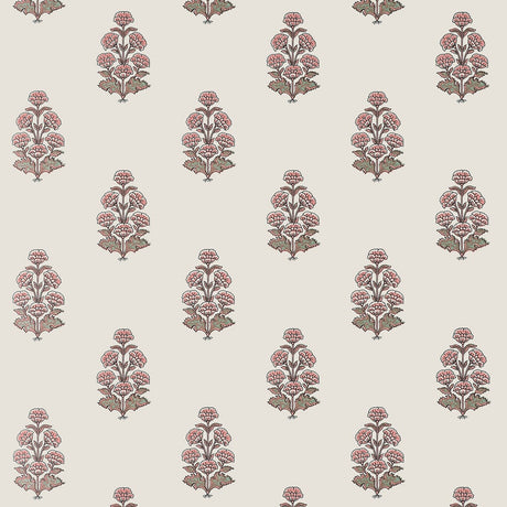 Thibaut AUDREY T10523 in Blush Wallpaper - BOXWOOD