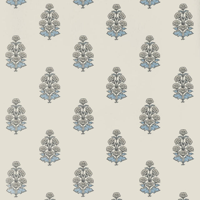Thibaut AUDREY T10524 in Spa Blue Wallpaper - BOXWOOD