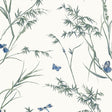 Thibaut VIRGINIA T10528 in Blue and Green Wallpaper - BOXWOO