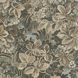 Thibaut NIGHT GARDEN T10532 in Brown Wallpaper - BOXWOOD