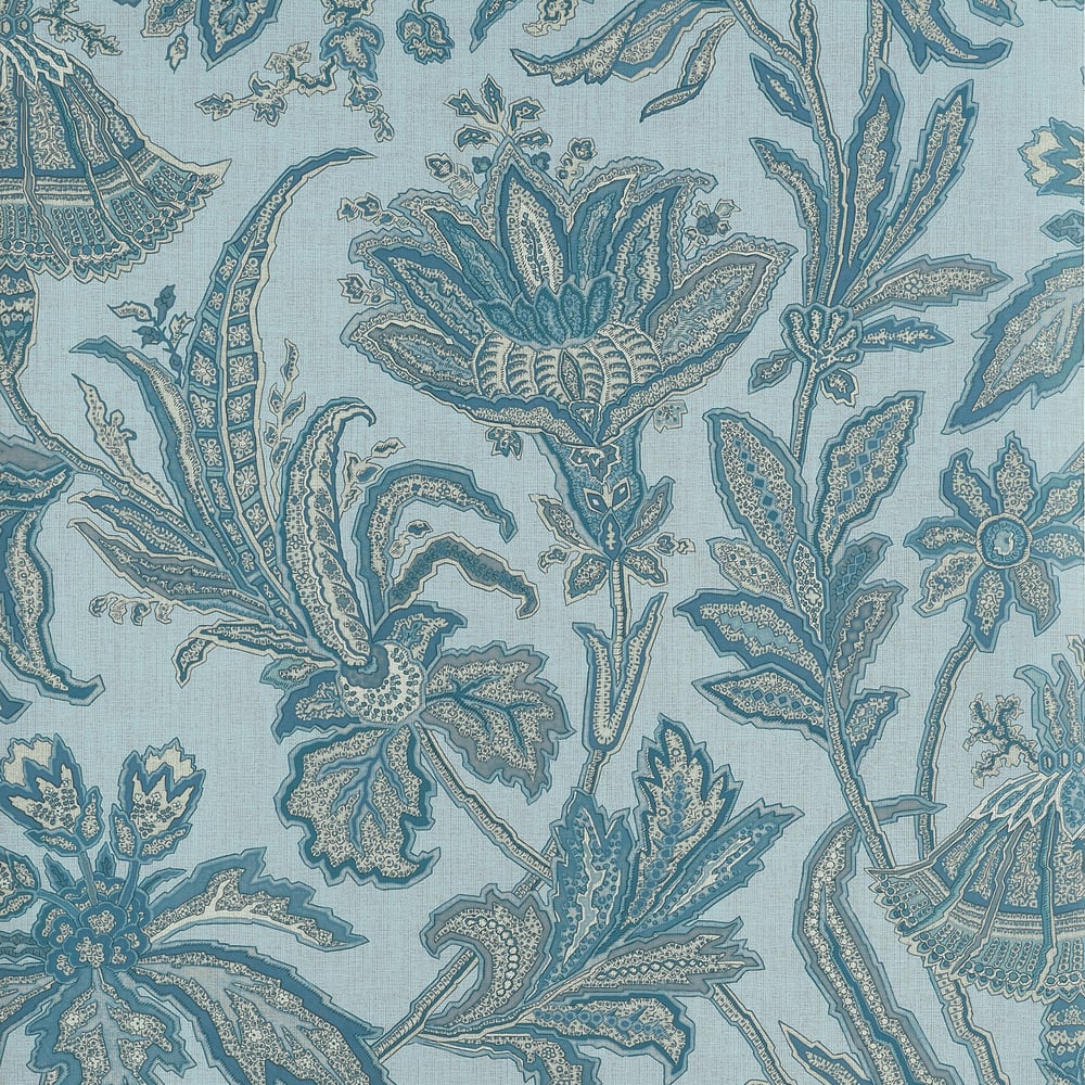 Thibaut BRECKENRIDGE T10548 in Spa Blue Wallpaper - BOXWOOD