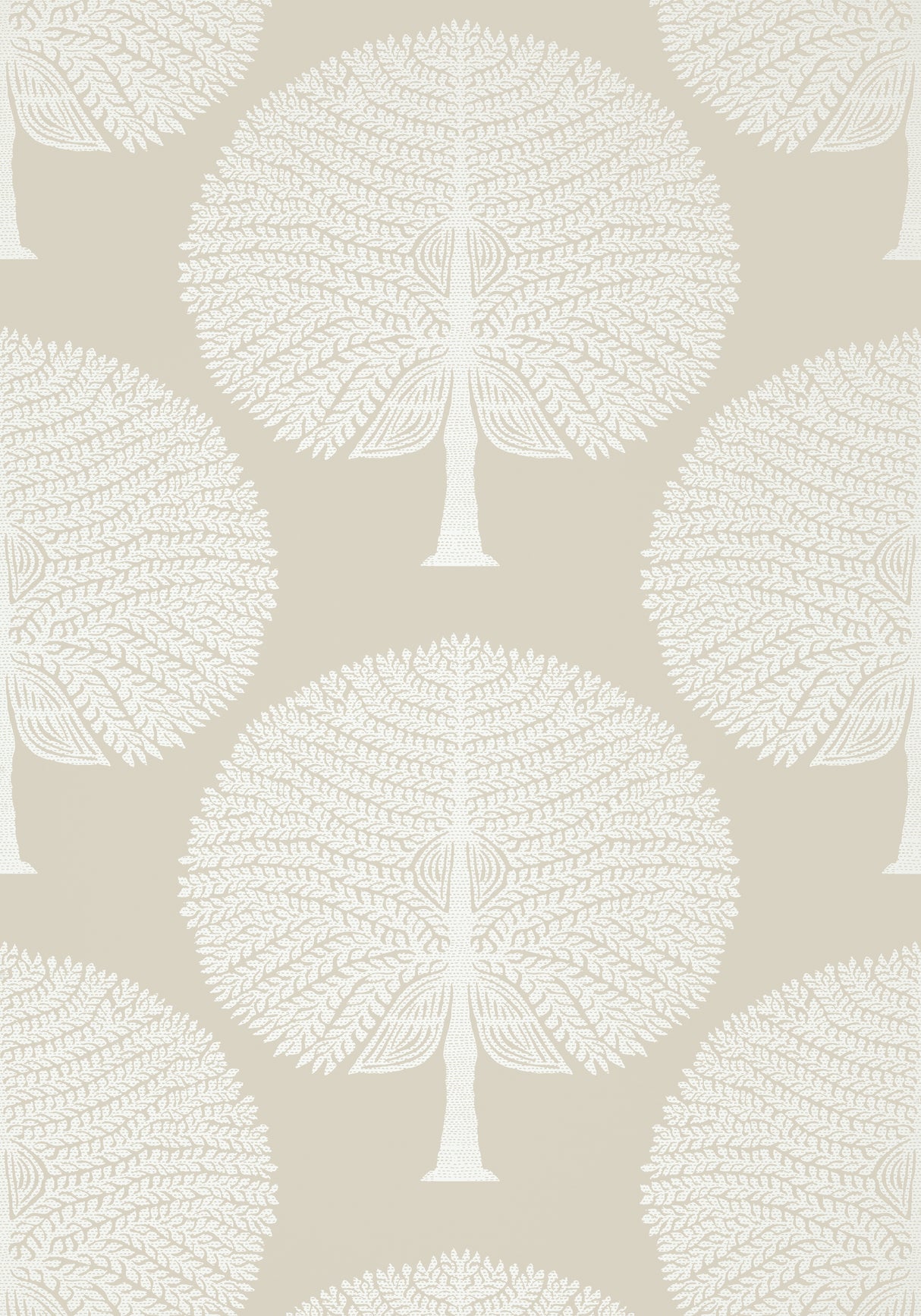 Thibaut T10601 MULBERRY TREE Natural Wallpaper