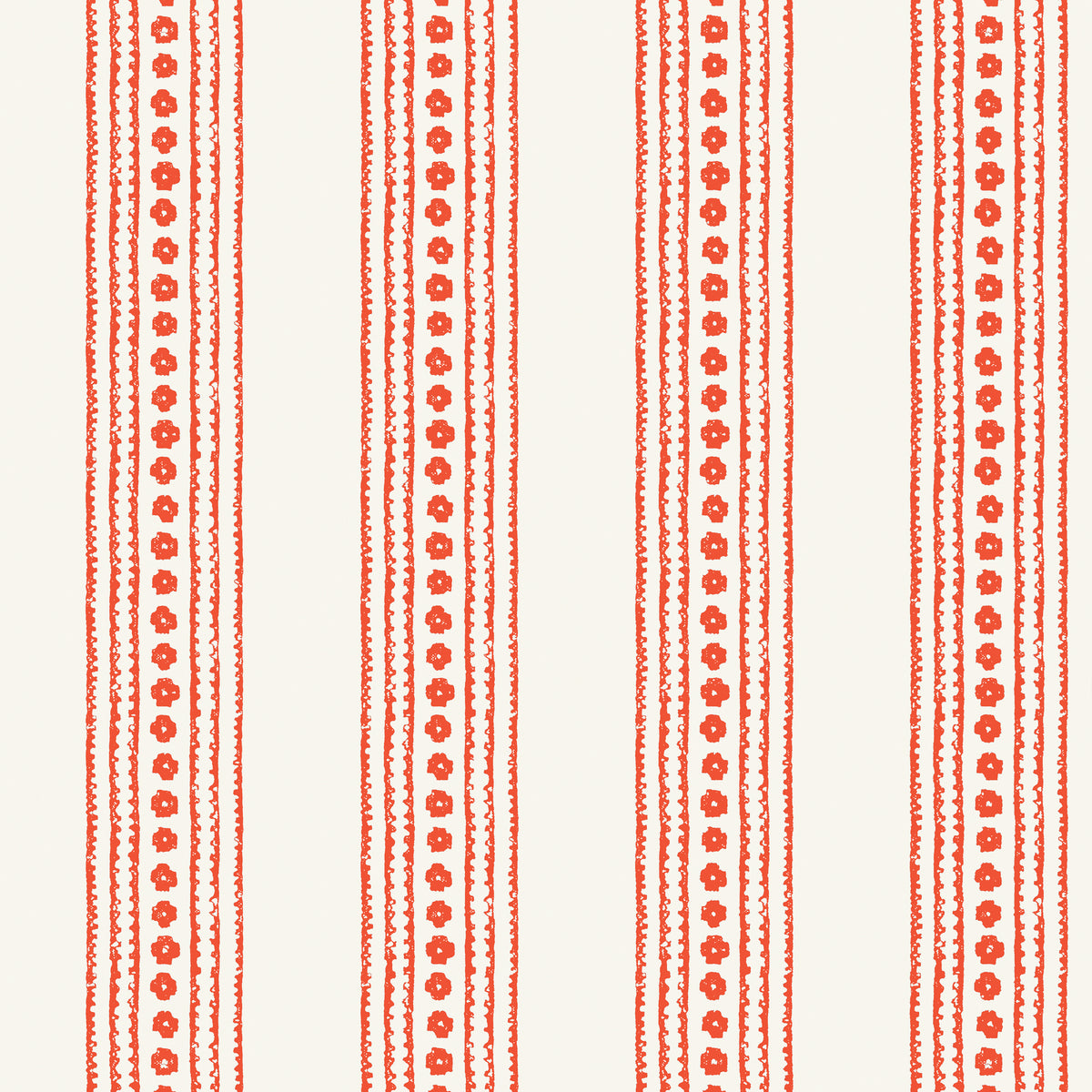 Thibaut T10606 NEW HAVEN STRIPE Coral - Eade's Wallpaper