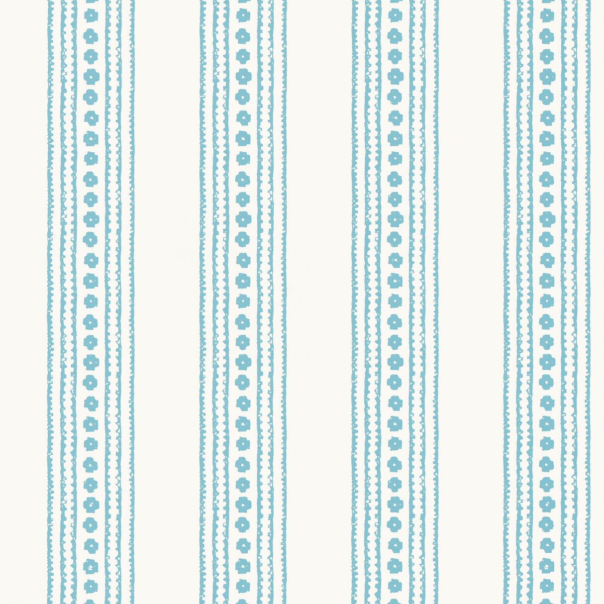 Thibaut T10609 NEW HAVEN STRIPE Turquoise - Eade's Wallpaper