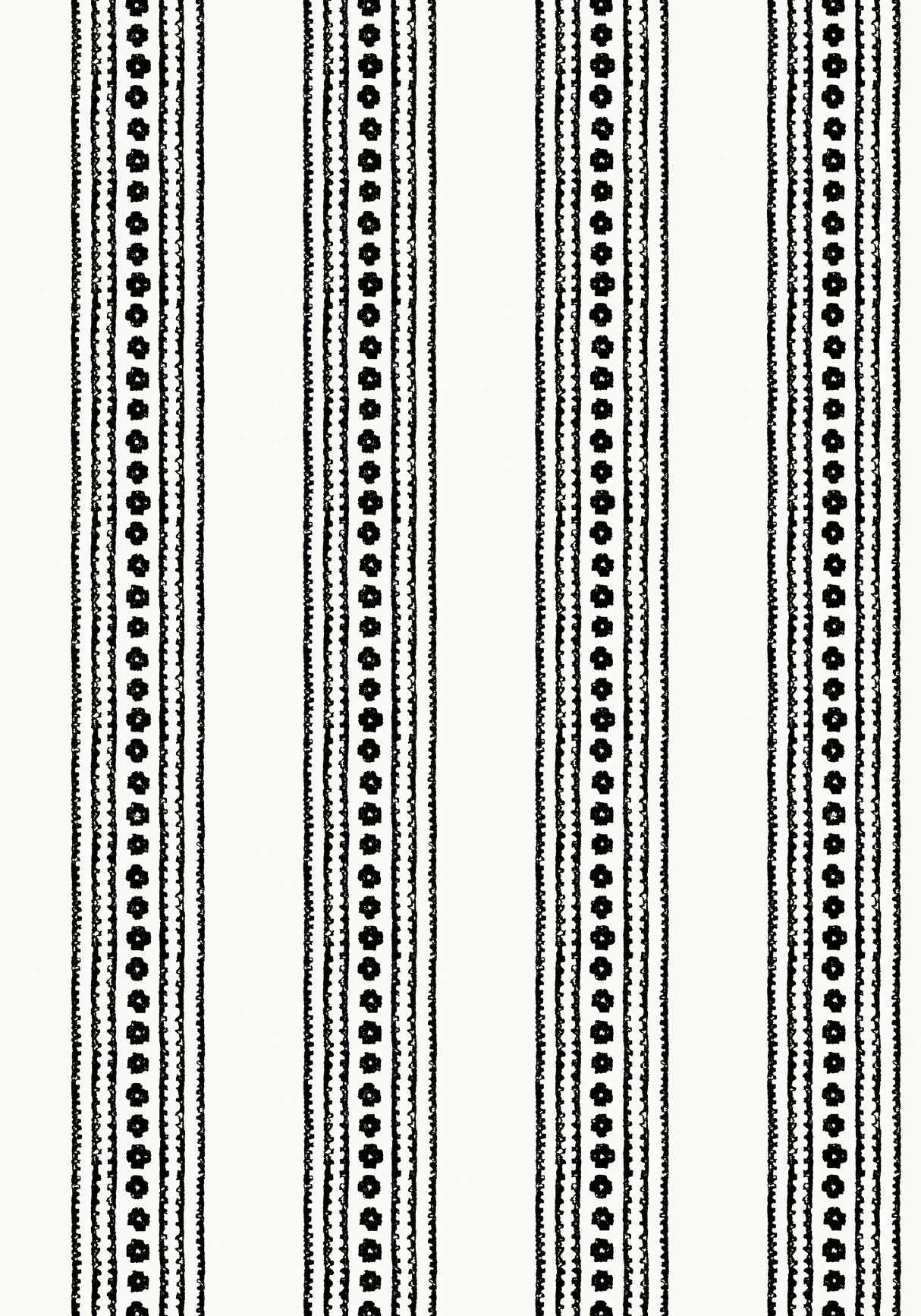 Thibaut T10611 NEW HAVEN STRIPE Black Wallpaper