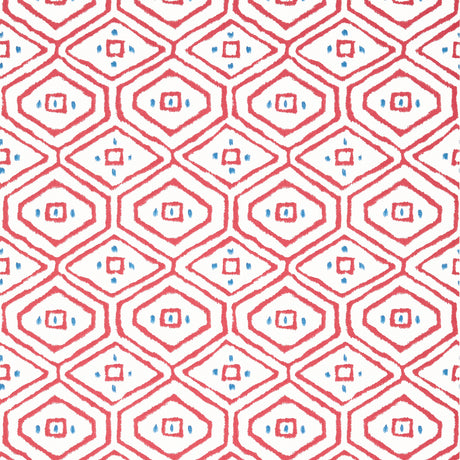 Thibaut T10614 PASS-A-GRILLE Red - Eade's Wallpaper