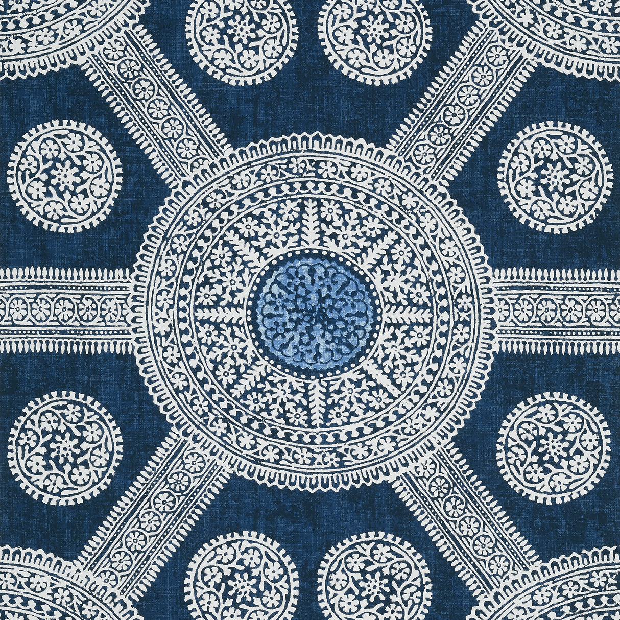 Thibaut T10635 STONINGTON Navy - Eade's Wallpaper