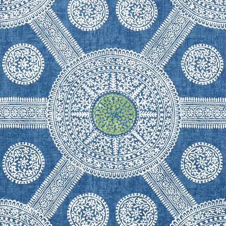 Thibaut T10636 STONINGTON Blue and Green - Eade's Wallpaper