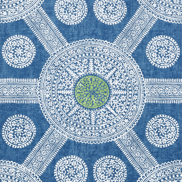 Thibaut T10636 STONINGTON Blue and Green - Eade's Wallpaper