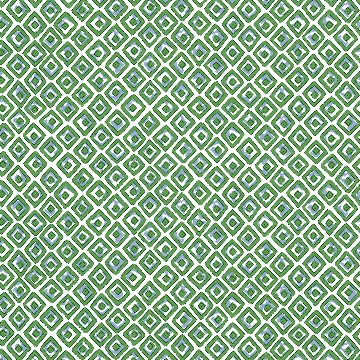 Thibaut T10659 INDIAN DIAMOND Green - Eade's Wallpaper