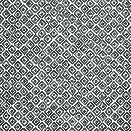 Thibaut T10661 INDIAN DIAMOND Black - Eade's Wallpaper