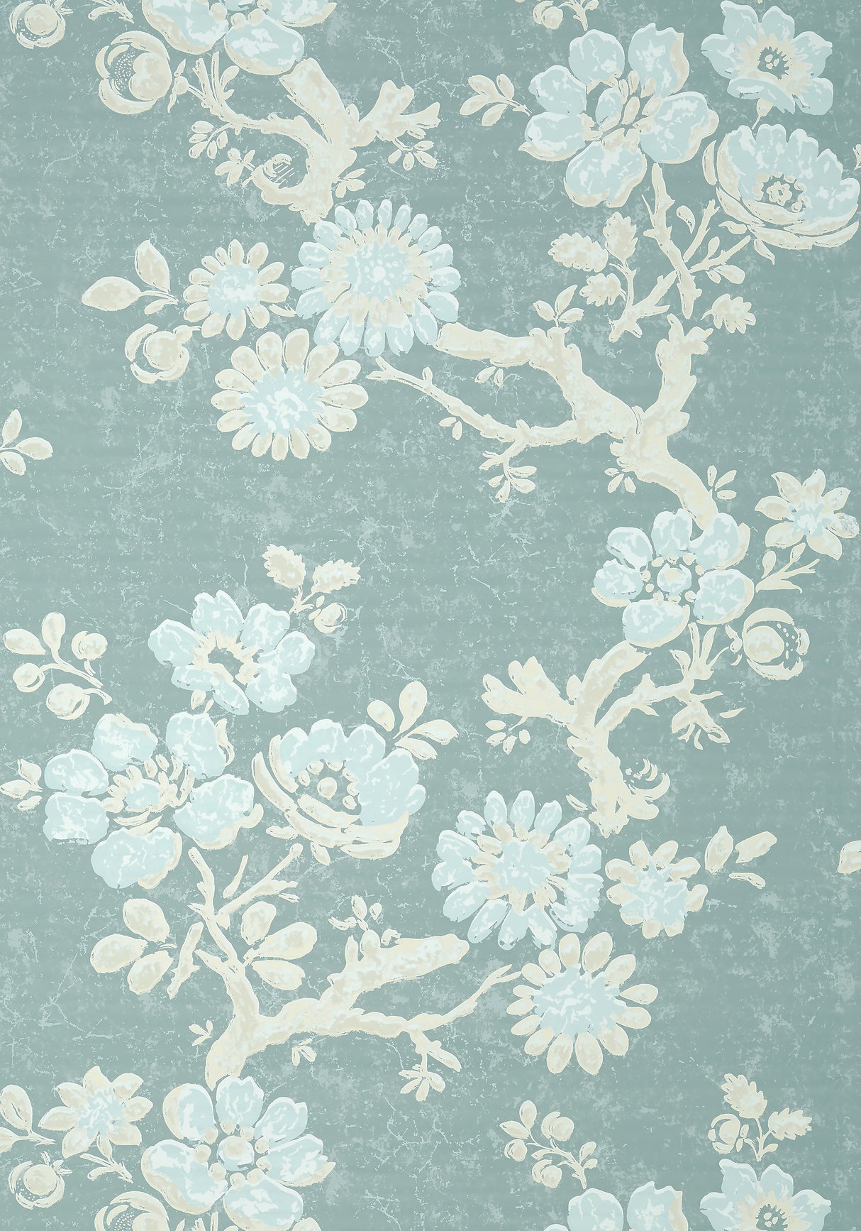 Thibaut T10815 CLAUDETTE Robin's Egg Wallpaper