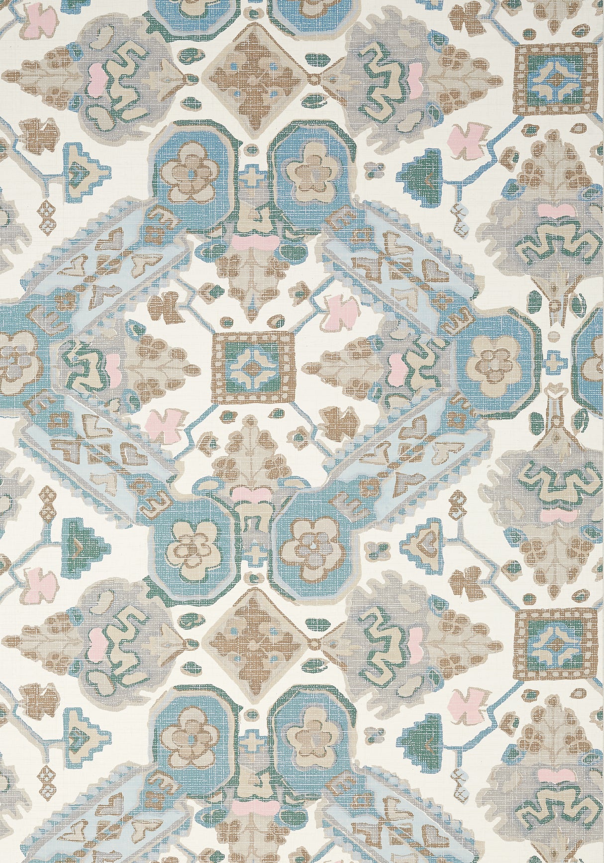 Thibaut T10825 PERSIAN CARPET Spa Blue Wallpaper