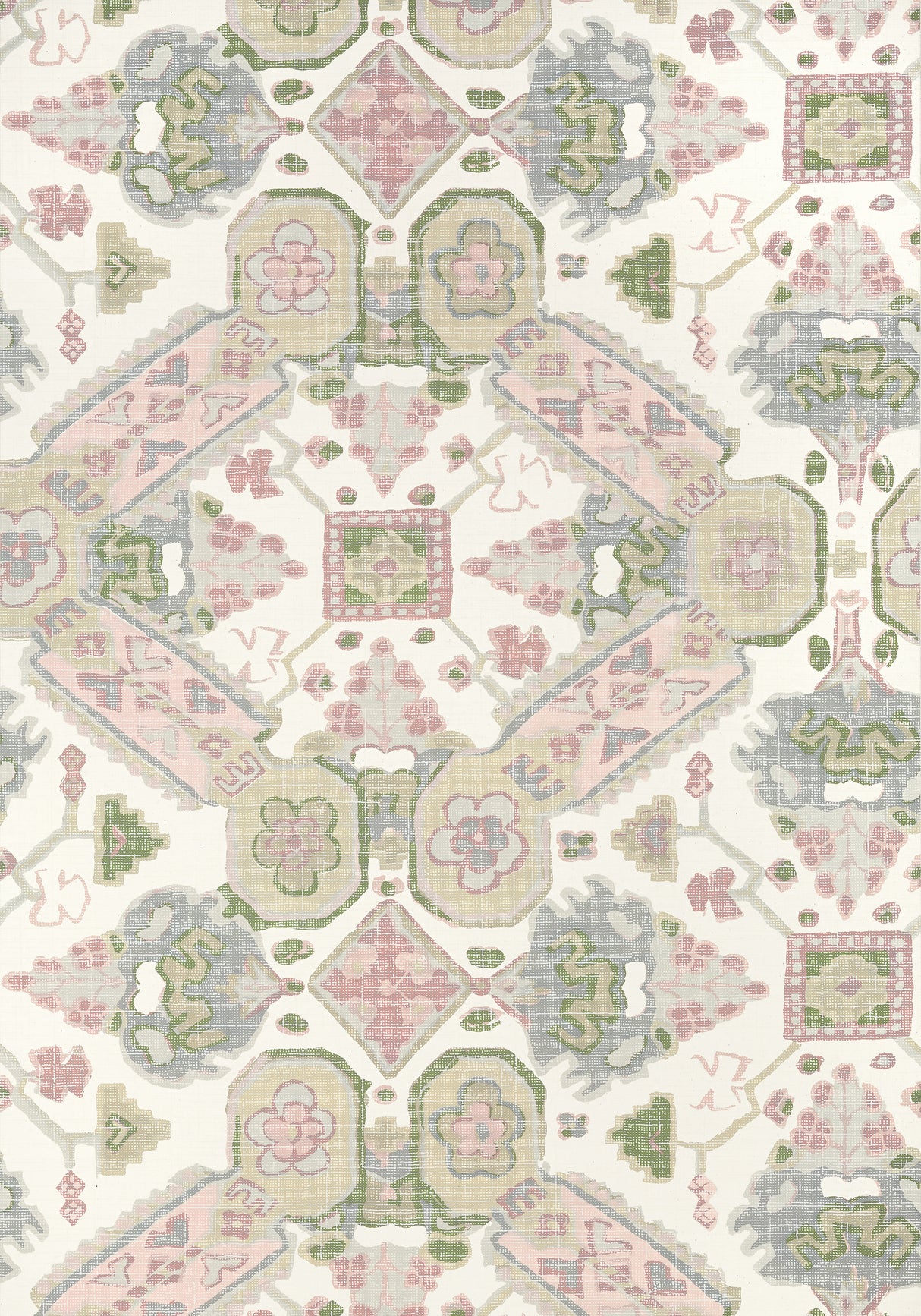 Thibaut T10827 PERSIAN CARPET Blush Wallpaper