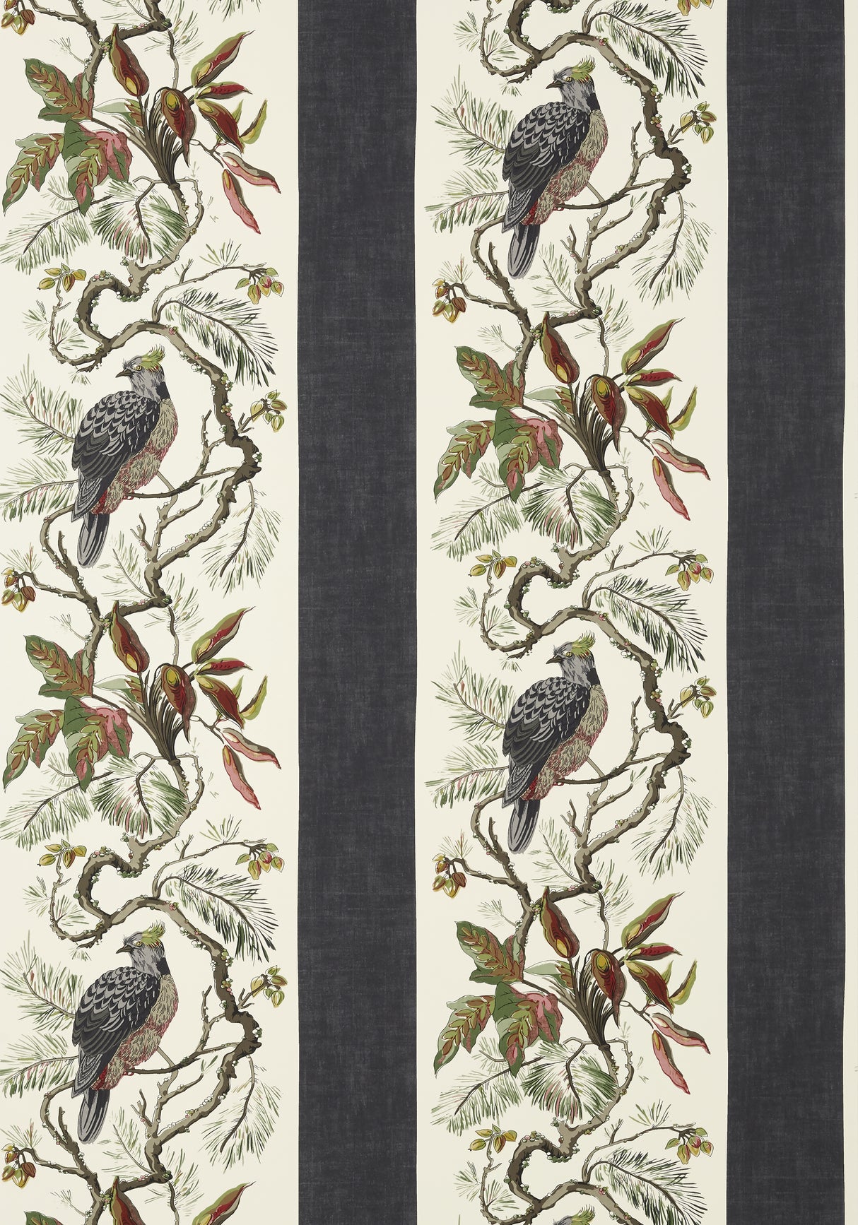 Thibaut T10858 WILLIAMSON Black Wallpaper