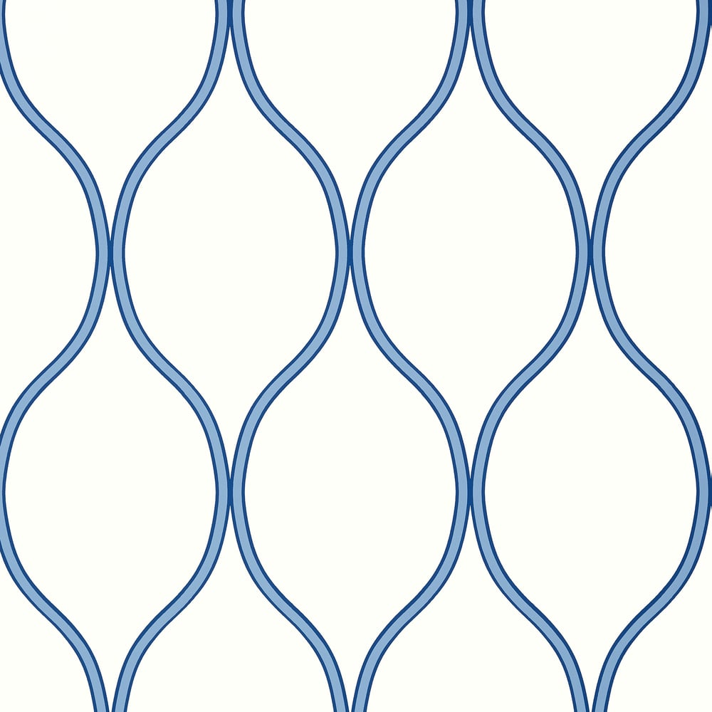 Thibaut T11044 CAMBER Blue Wallpaper