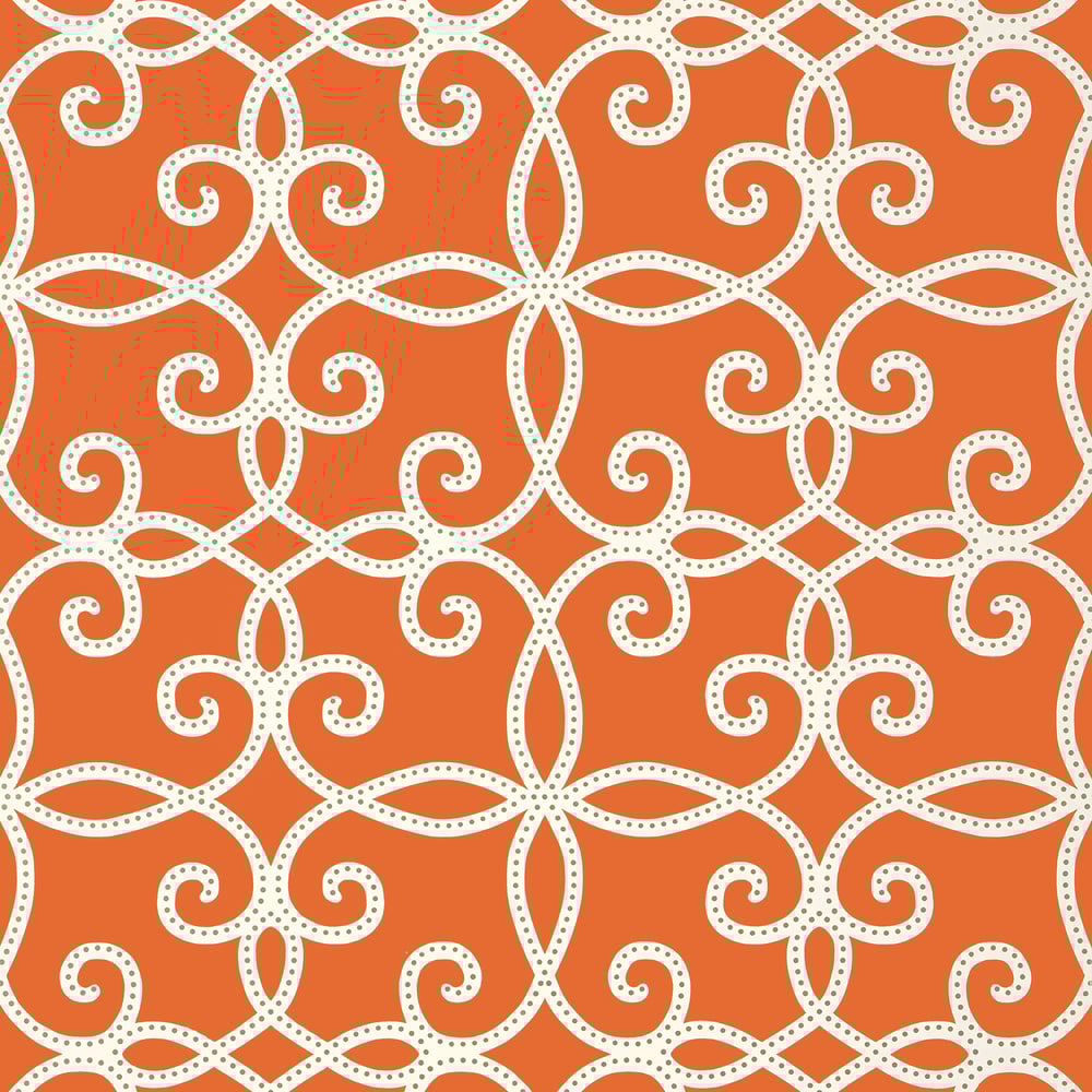 Thibaut T11068 KENDALL Persimmon Wallpaper