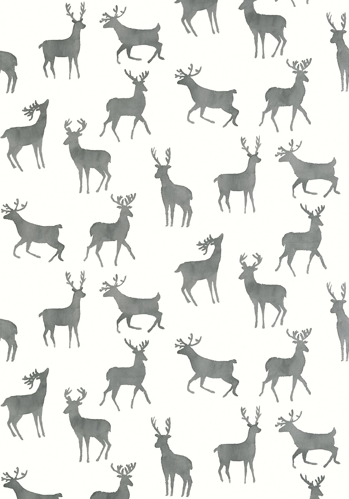 Thibaut T12061 BUCKS Basalt Black Wallpaper