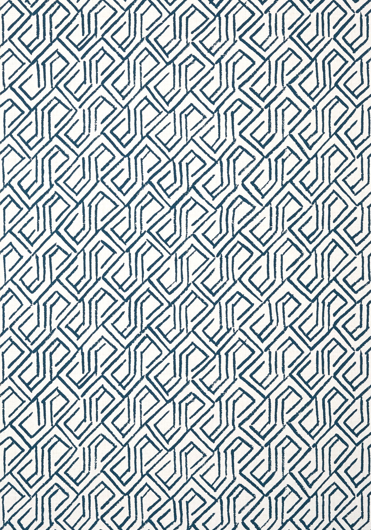 Thibaut T12843 TORTONA Navy and White Wallpaper
