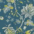 Thibaut DONEGAL T13002 in Peacock Blue Wallpaper - MONTEREY