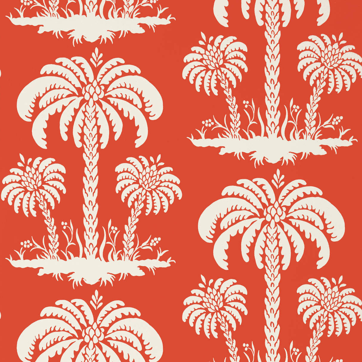 Thibaut T13147 PALM ISLAND Coral Wallpaper