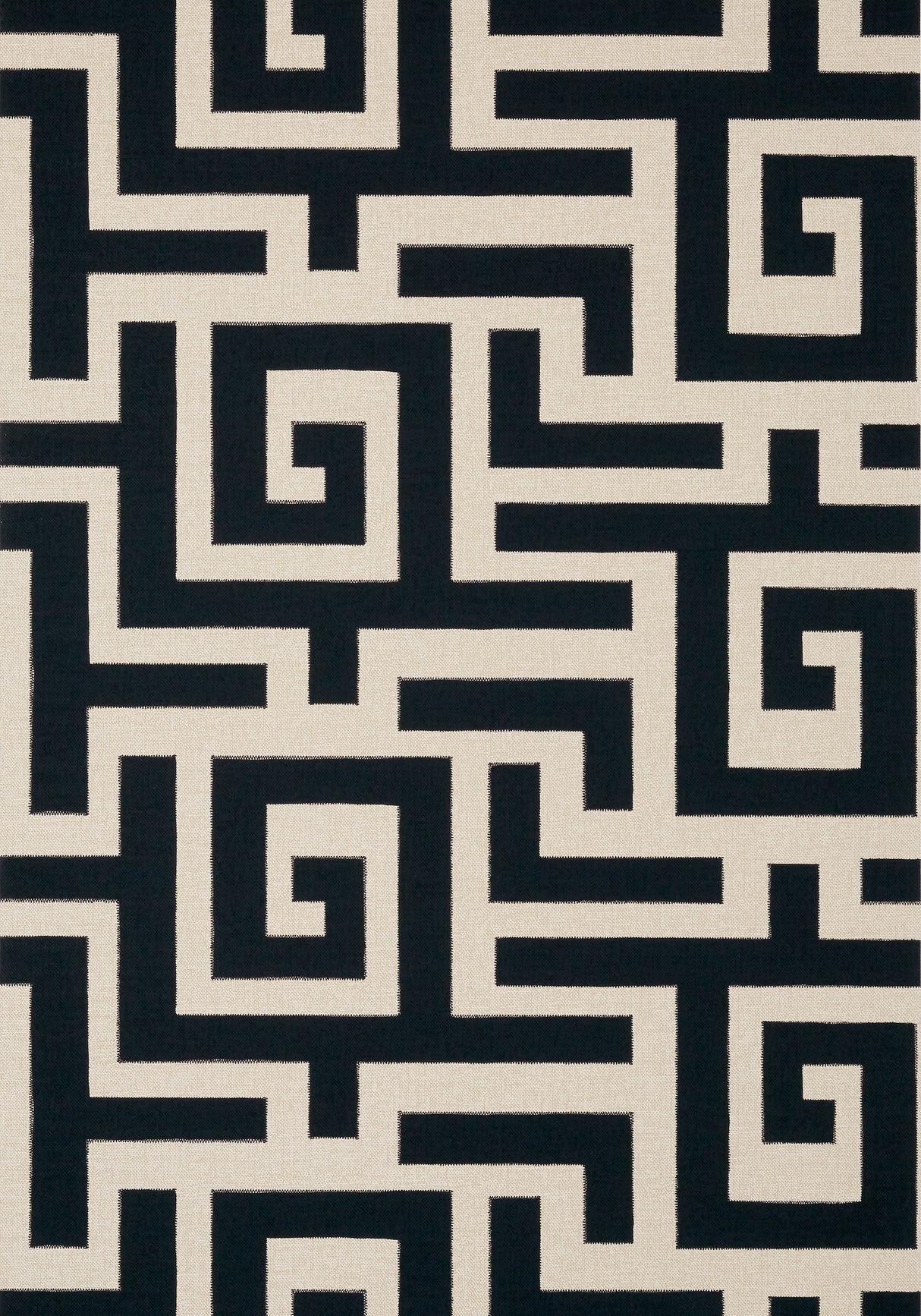 Thibaut T13221 TULUM Black Wallpaper