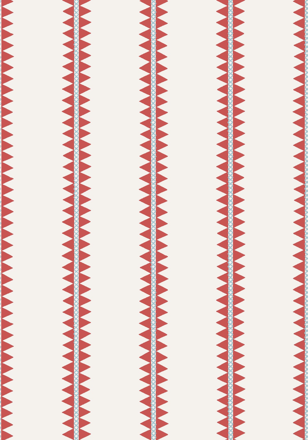 Thibaut T13245 RENO STRIPE Coral Wallpaper