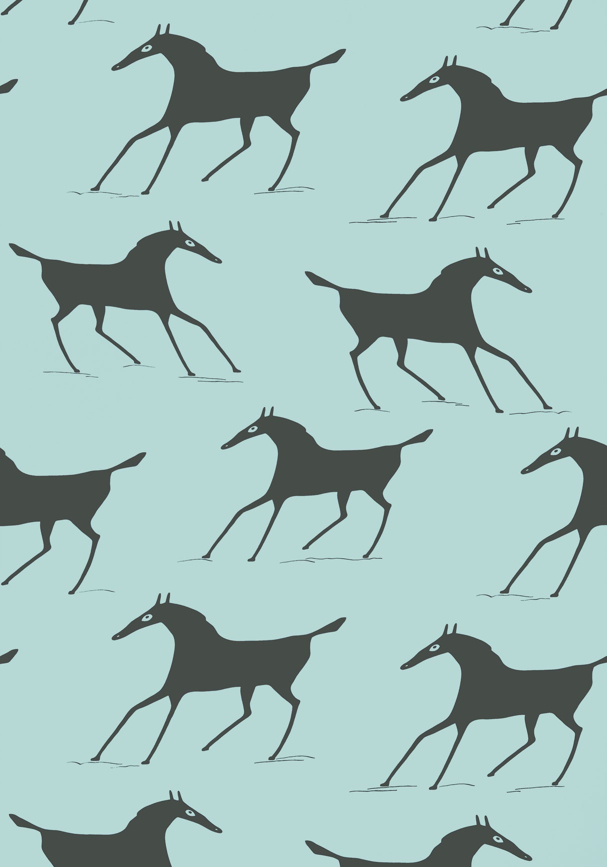 Thibaut T13267 MARLBOROUGH DOWNS Spa Blue Wallpaper